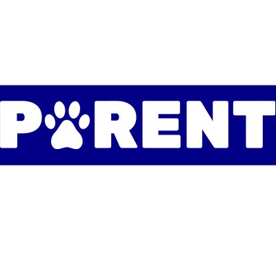 Dog Parent Pet Bumper Sticker