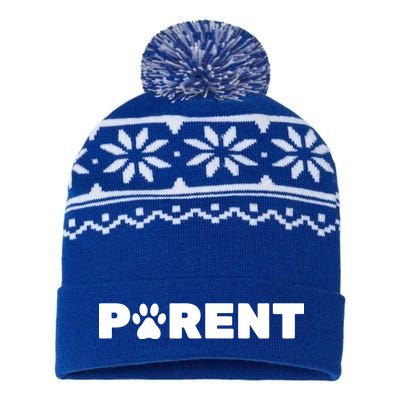 Dog Parent Pet USA-Made Snowflake Beanie