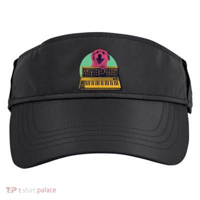Dog Playing Piano Adult Drive Performance Visor