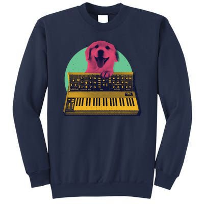 Dog Playing Piano Sweatshirt