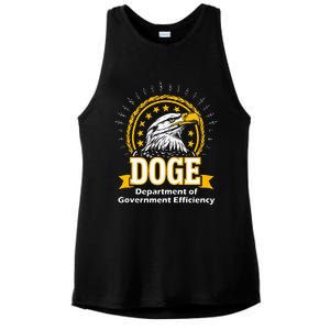 Department Of Government Efficiency Funny Trump 2024 Doge Ladies PosiCharge Tri-Blend Wicking Tank