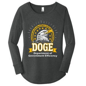 Department Of Government Efficiency Funny Trump 2024 Doge Women's Perfect Tri Tunic Long Sleeve Shirt