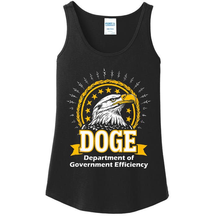 Department Of Government Efficiency Funny Trump 2024 Doge Ladies Essential Tank