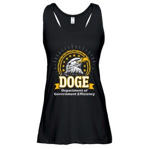 Department Of Government Efficiency Funny Trump 2024 Doge Ladies Essential Flowy Tank