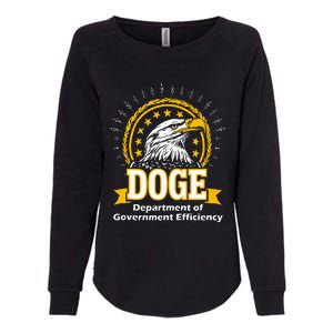 Department Of Government Efficiency Funny Trump 2024 Doge Womens California Wash Sweatshirt