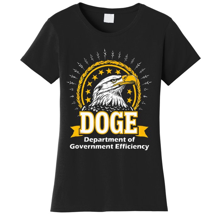 Department Of Government Efficiency Funny Trump 2024 Doge Women's T-Shirt