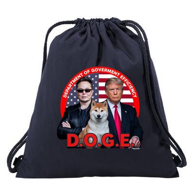 Department Of Government Efficiency D.O.G.E Doge Drawstring Bag
