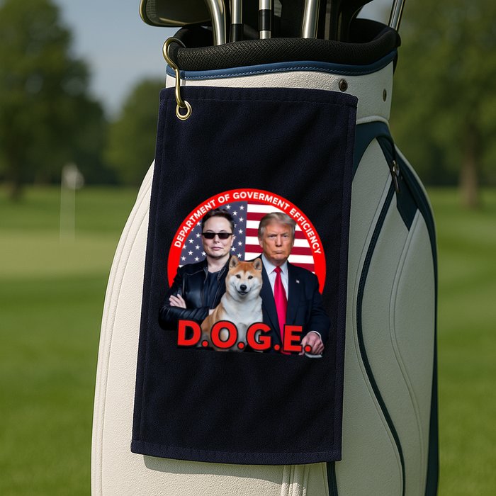 Department Of Government Efficiency D.O.G.E Doge Golf Towel