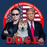 Department Of Government Efficiency D.O.G.E Doge Golf Towel