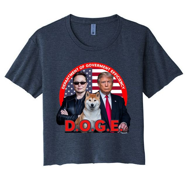 Department Of Government Efficiency D.O.G.E Doge Crop Top
