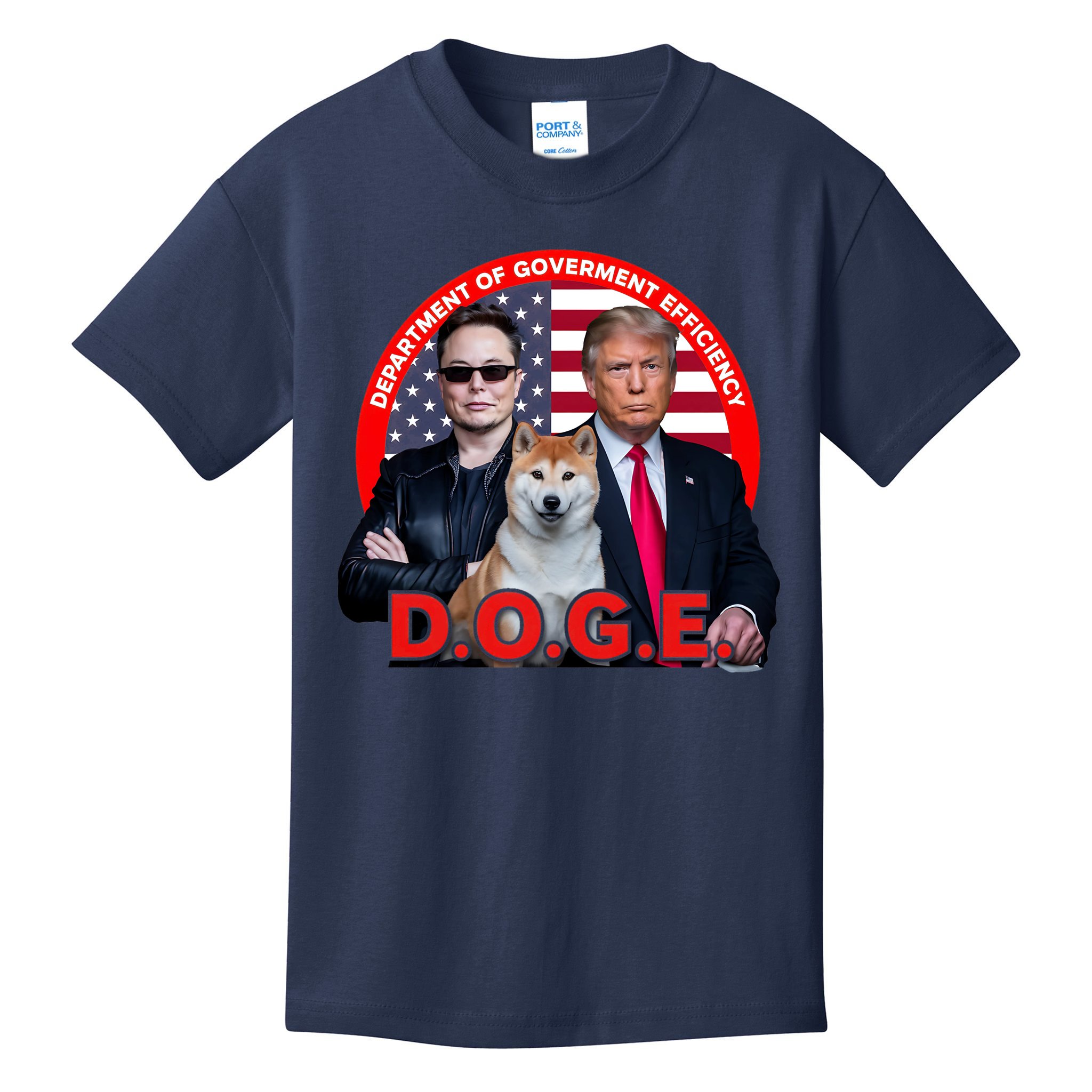 Department Of Government Efficiency D.O.G.E Doge Kids T-Shirt