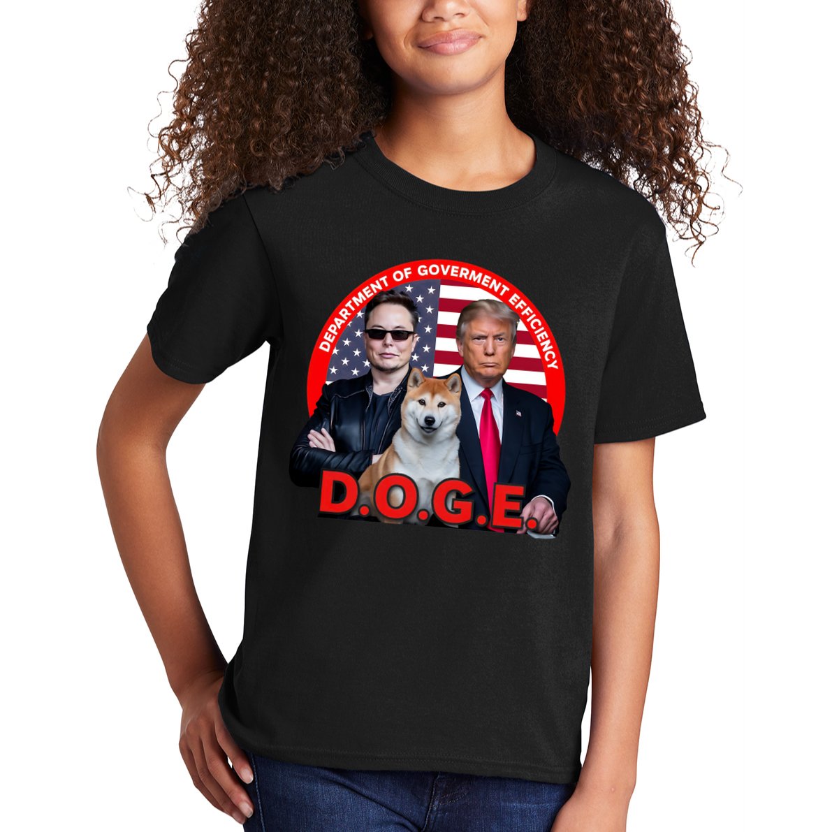 Department Of Government Efficiency D.O.G.E Doge Kids T-Shirt
