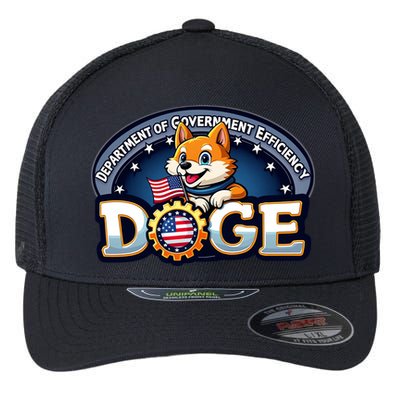 Department Of Government Efficiency Doge Flexfit Unipanel Trucker Cap