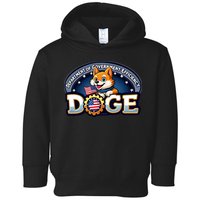 Department Of Government Efficiency Doge Toddler Hoodie