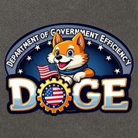 Department Of Government Efficiency Doge Cotton Canvas Backpack