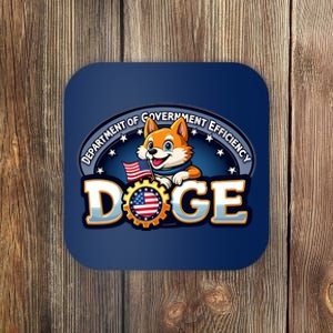 Department Of Government Efficiency Doge Coaster