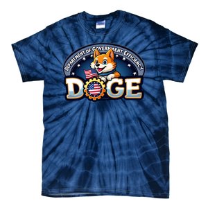 Department Of Government Efficiency Doge Tie-Dye T-Shirt