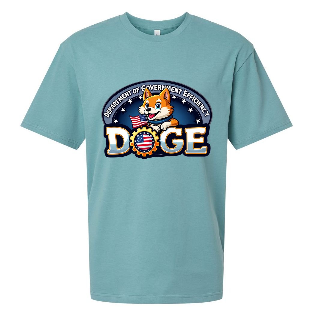 Department Of Government Efficiency Doge Sueded Cloud Jersey T-Shirt