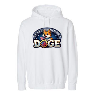 Department Of Government Efficiency Doge Garment-Dyed Fleece Hoodie