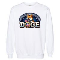 Department Of Government Efficiency Doge Garment-Dyed Sweatshirt