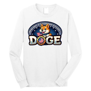 Department Of Government Efficiency Doge Long Sleeve Shirt