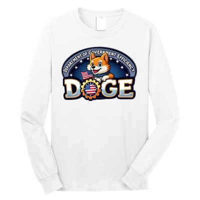 Department Of Government Efficiency Doge Long Sleeve Shirt