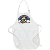 Department Of Government Efficiency Doge Full-Length Apron With Pockets