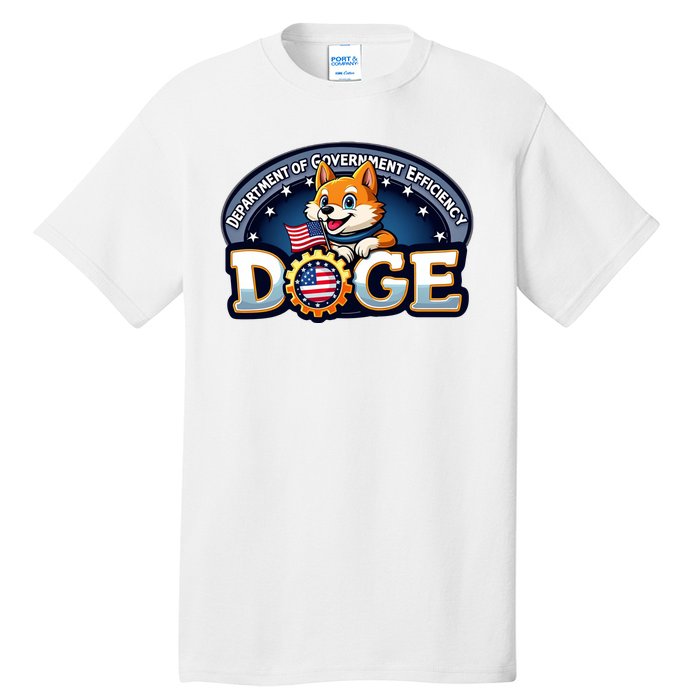 Department Of Government Efficiency Doge Tall T-Shirt