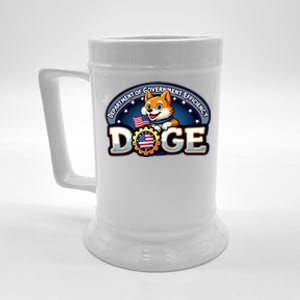 Department Of Government Efficiency Doge Beer Stein