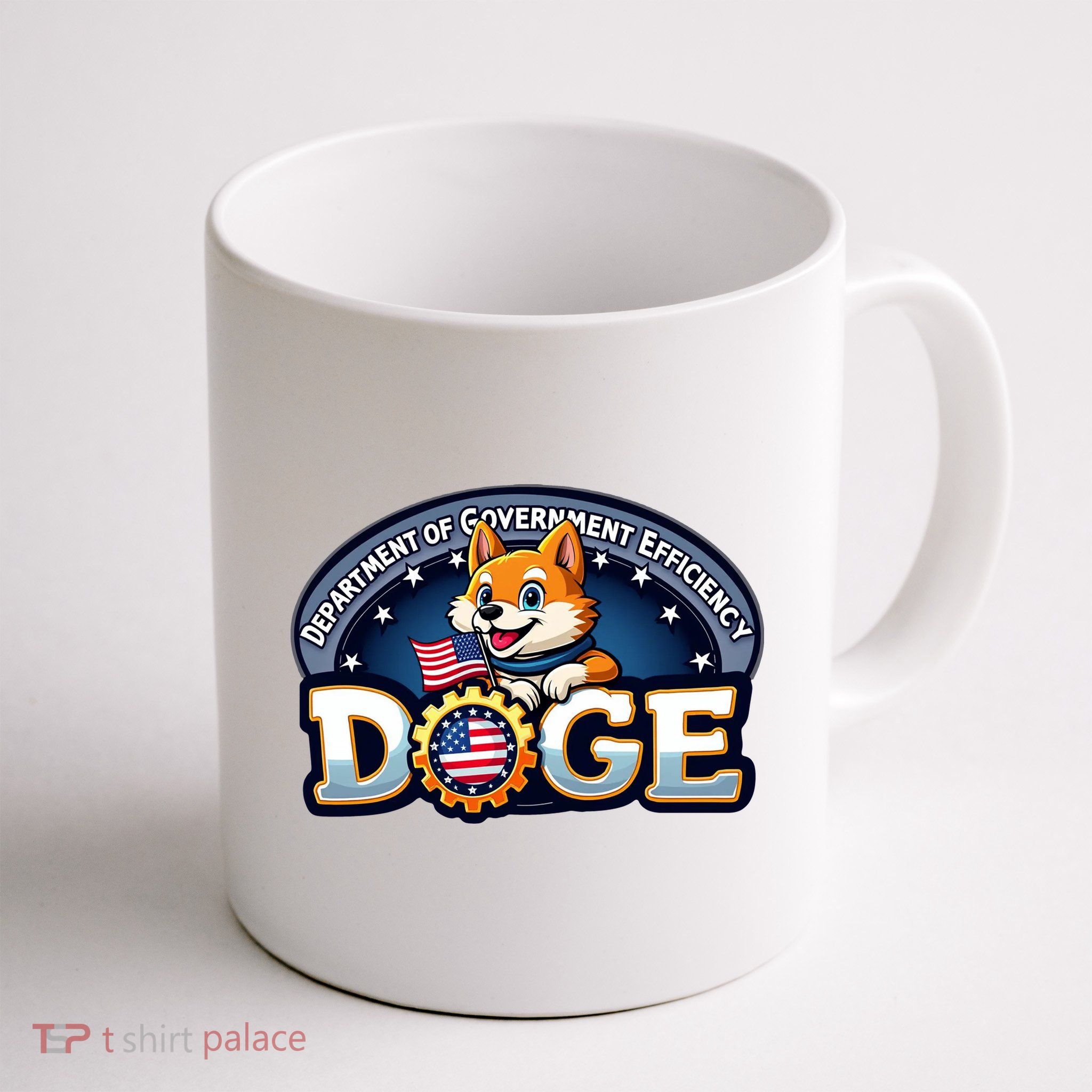 Department Of Government Efficiency Doge Coffee Mug
