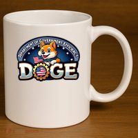 Department Of Government Efficiency Doge 11oz C Handle Ceramic Mug