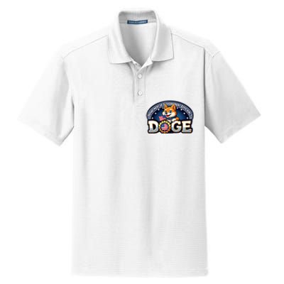 Department Of Government Efficiency Doge Dry Zone Grid Polo