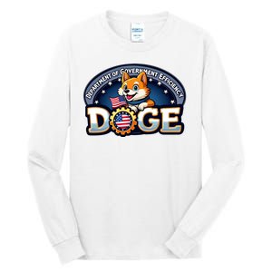 Department Of Government Efficiency Doge Tall Long Sleeve T-Shirt