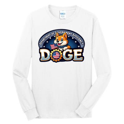 Department Of Government Efficiency Doge Tall Long Sleeve T-Shirt