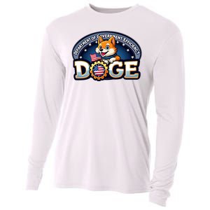 Department Of Government Efficiency Doge Cooling Performance Long Sleeve Crew