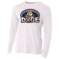 Department Of Government Efficiency Doge Cooling Performance Long Sleeve Crew