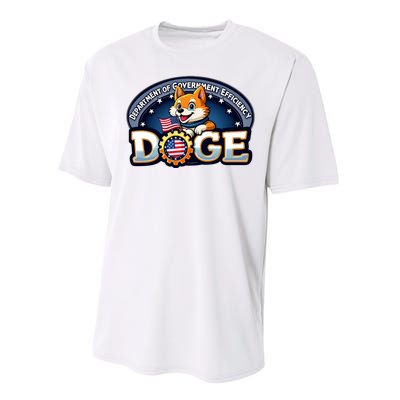 Department Of Government Efficiency Doge Performance Sprint T-Shirt