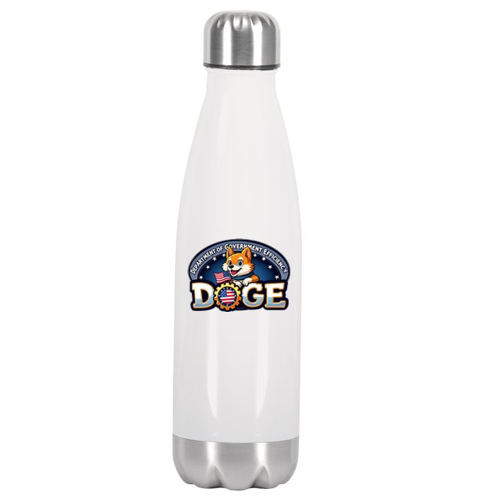 Department Of Government Efficiency Doge Stainless Steel Insulated Water Bottle