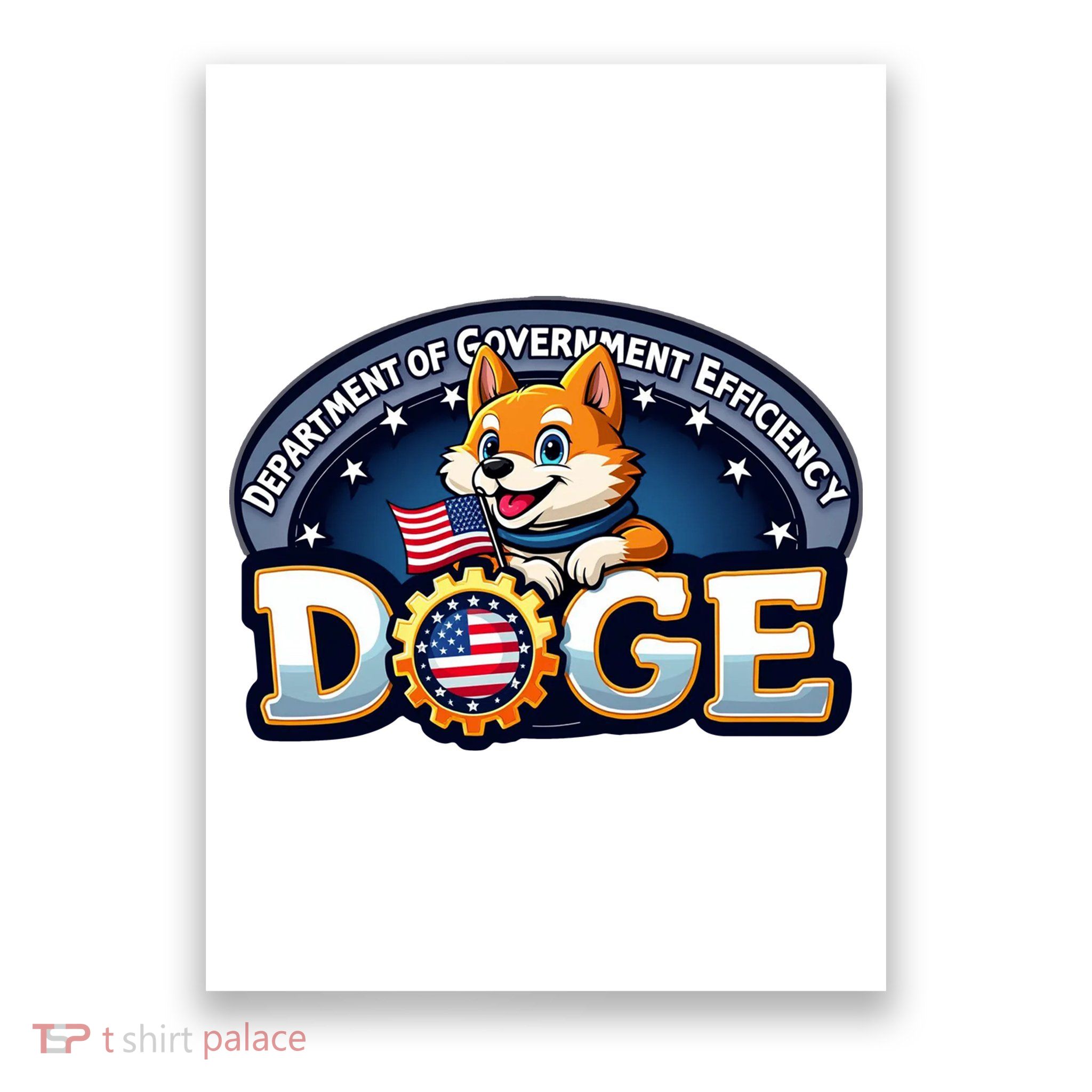 Department Of Government Efficiency Doge Poster