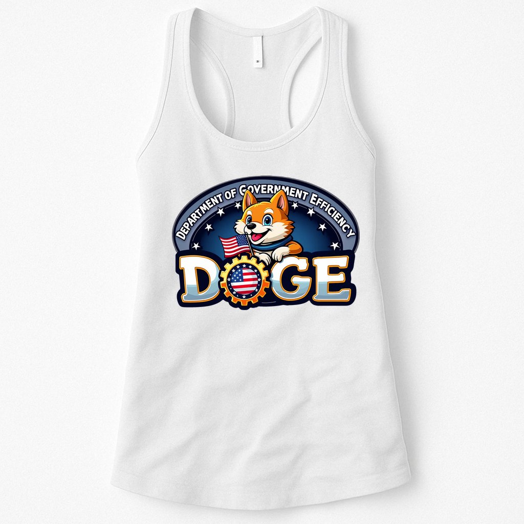 Department Of Government Efficiency Doge Womens Tank Top