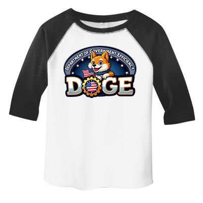 Department Of Government Efficiency Doge Toddler Fine Jersey T-Shirt