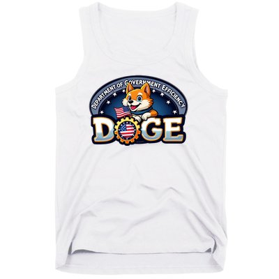 Department Of Government Efficiency Doge Tank Top