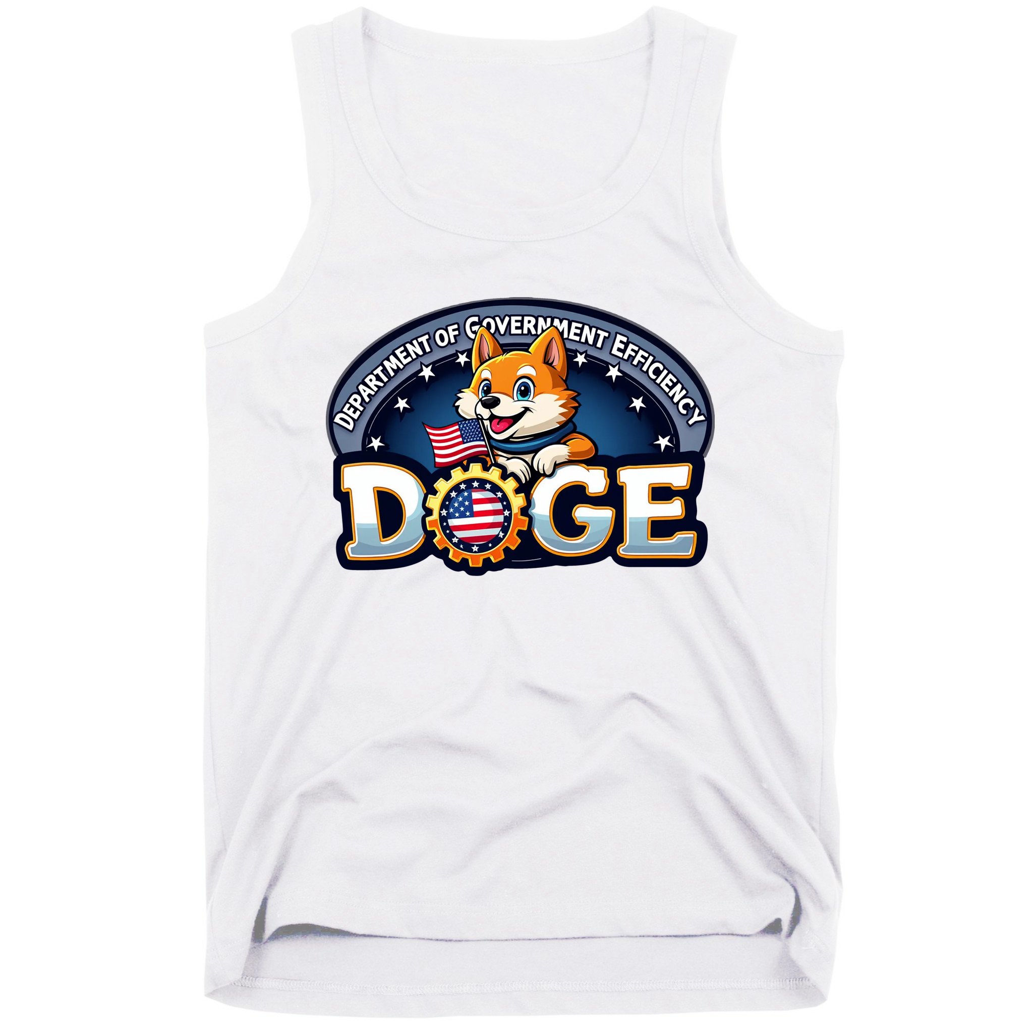 Department Of Government Efficiency Doge Tank Top