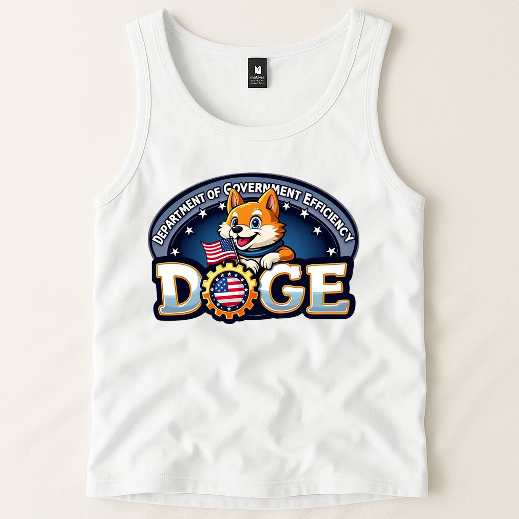 Department Of Government Efficiency Doge Tank Top