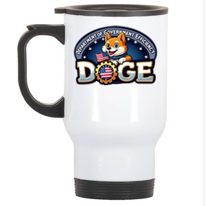 Department Of Government Efficiency Doge Stainless Steel Travel Mug