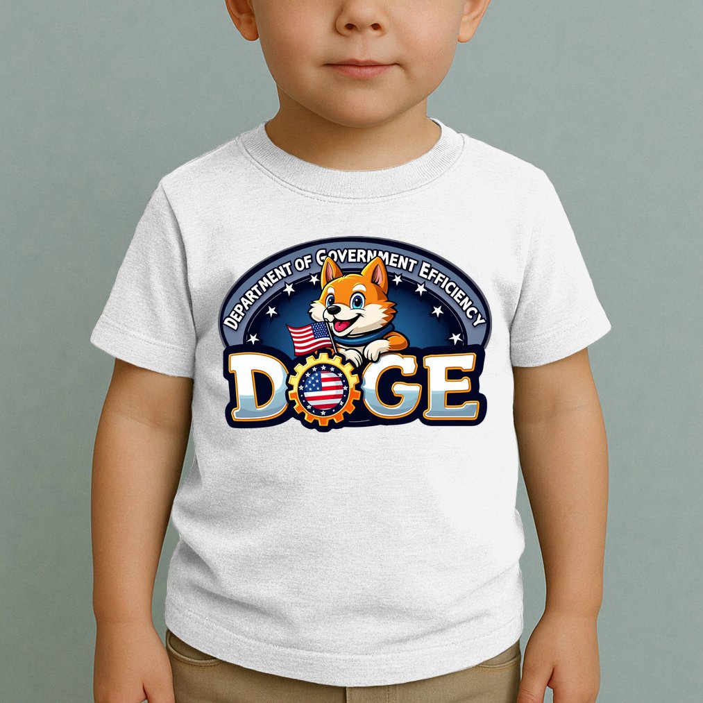 Department Of Government Efficiency Doge Toddler T-Shirt