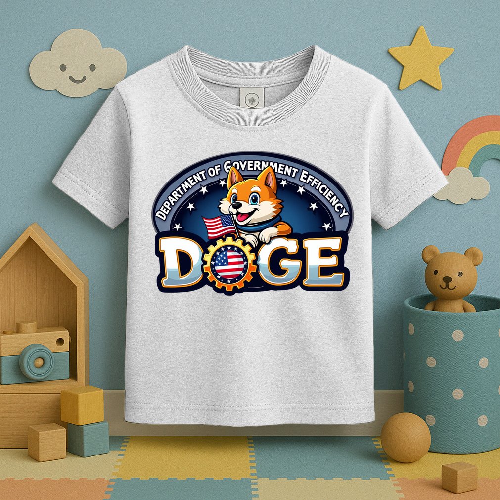 Department Of Government Efficiency Doge Toddler T-Shirt