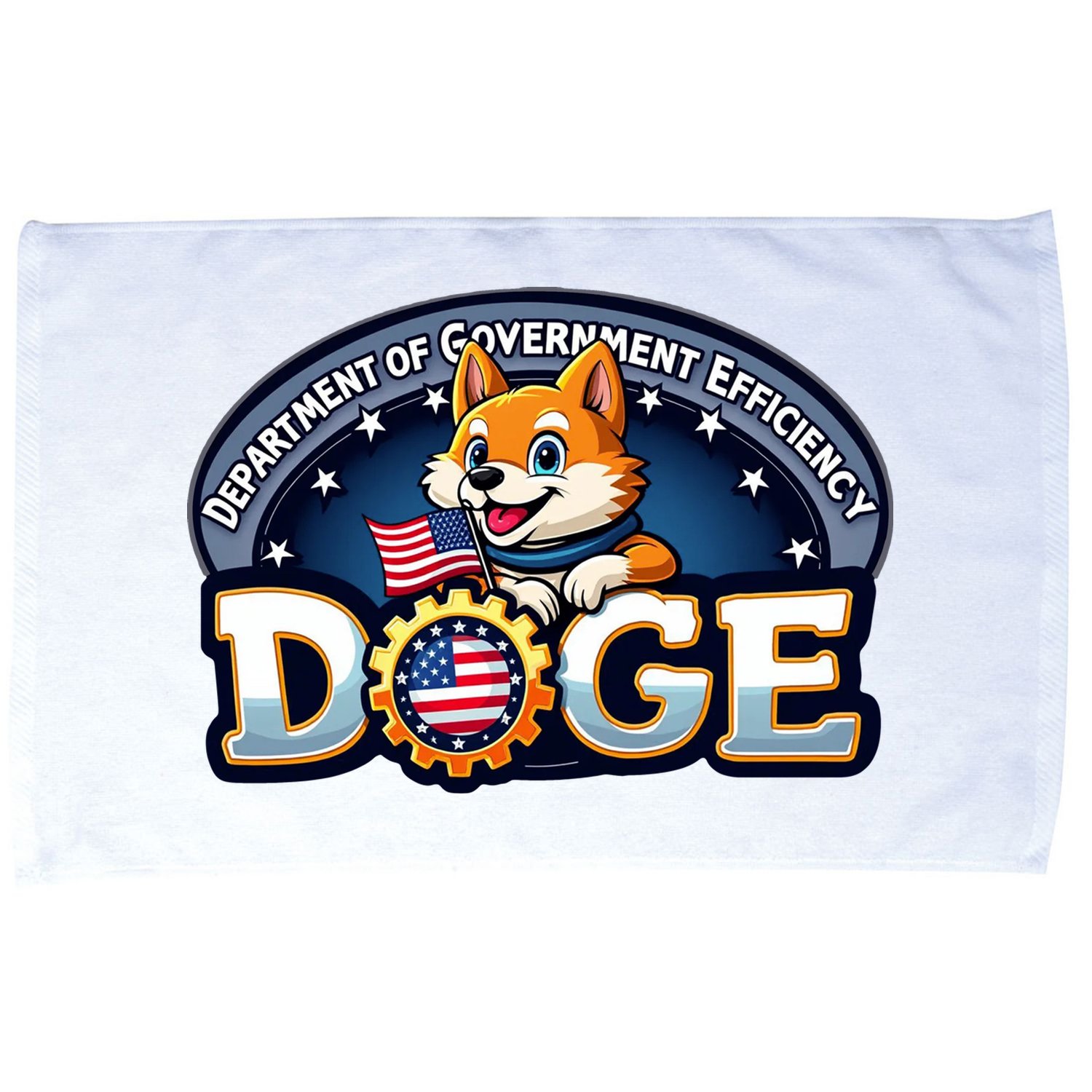 Department Of Government Efficiency Doge Microfiber Hand Towel