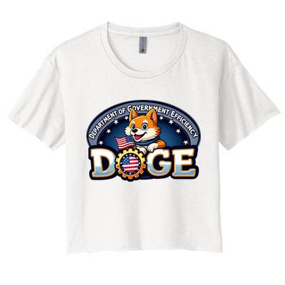 Department Of Government Efficiency Doge Crop Top