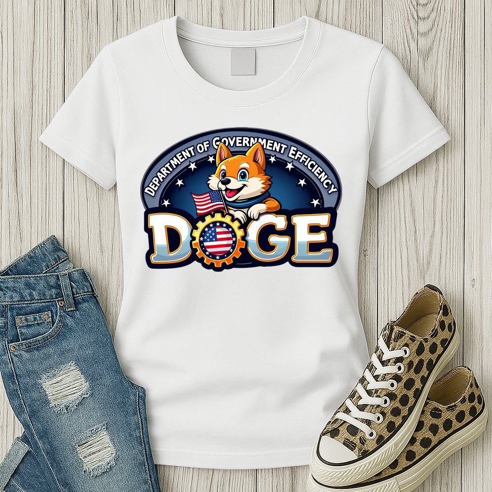 Department Of Government Efficiency Doge Womens T-Shirt